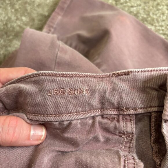 Women’s American Eagle Pink Rose Next Level Stretch Jeggings Size 6 #126 - Picture 8 of 9